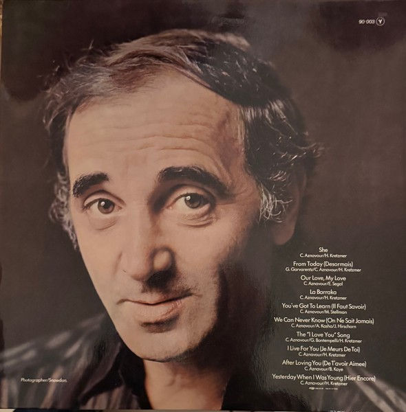 Miniature : Disque vinyle de Charles Aznavour - A Tapestry Of Dreams en vente sur www.vinylesandvintage.com