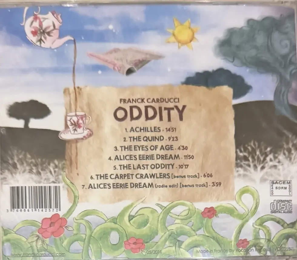 Miniature : CD Audio de Franck Carducci - Oddity | Vinyles & Vintage