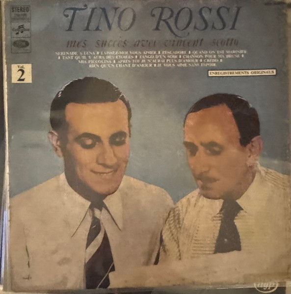Disque vinyle de Tino Rossi ‎– Mes Succès Avec Vincent Scotto Vol. 2 en vente sur Vinyles & Vintage