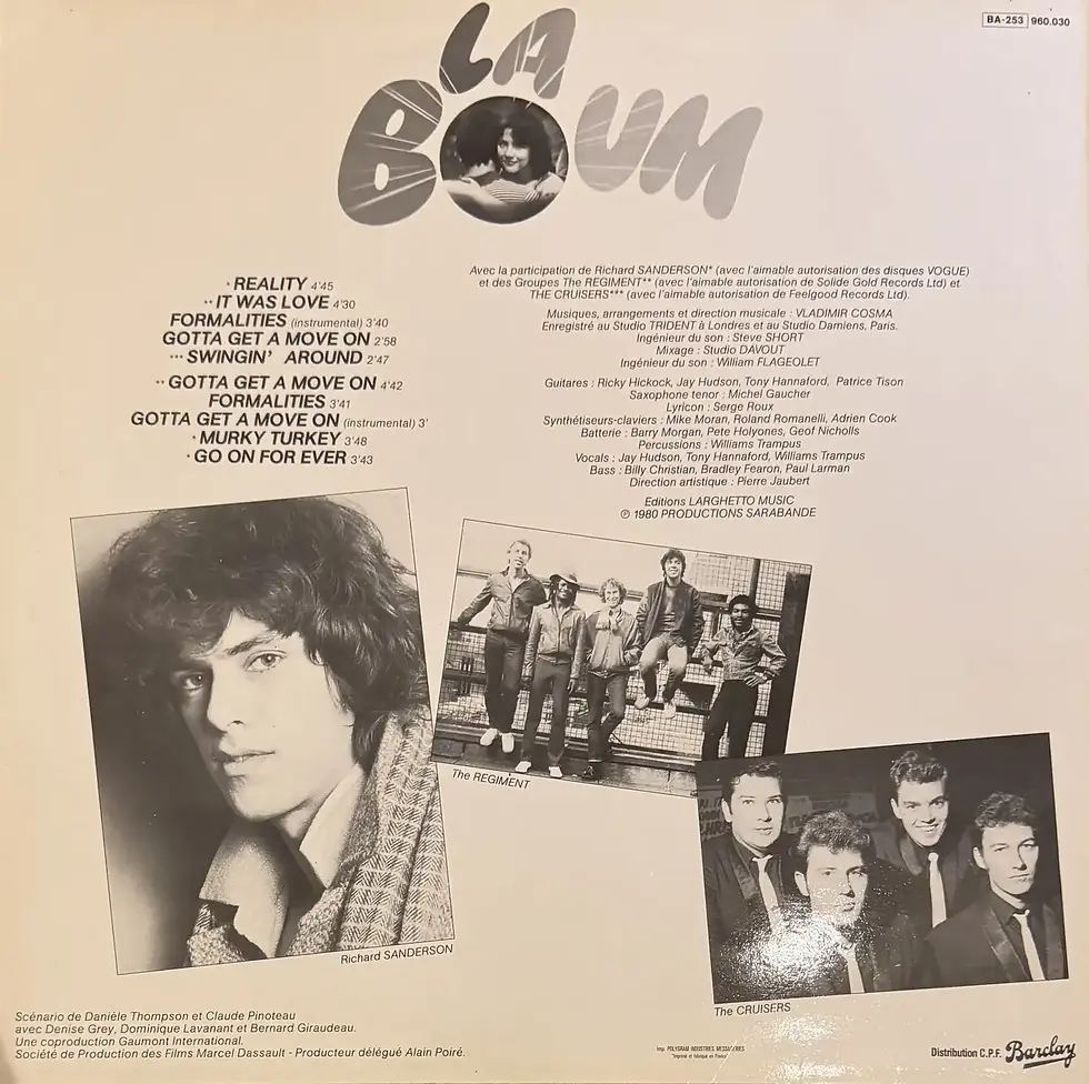 Disque vinyle de Vladimir Cosma - La Boum (Bande Originale du Film) | Vinyles & Vintage