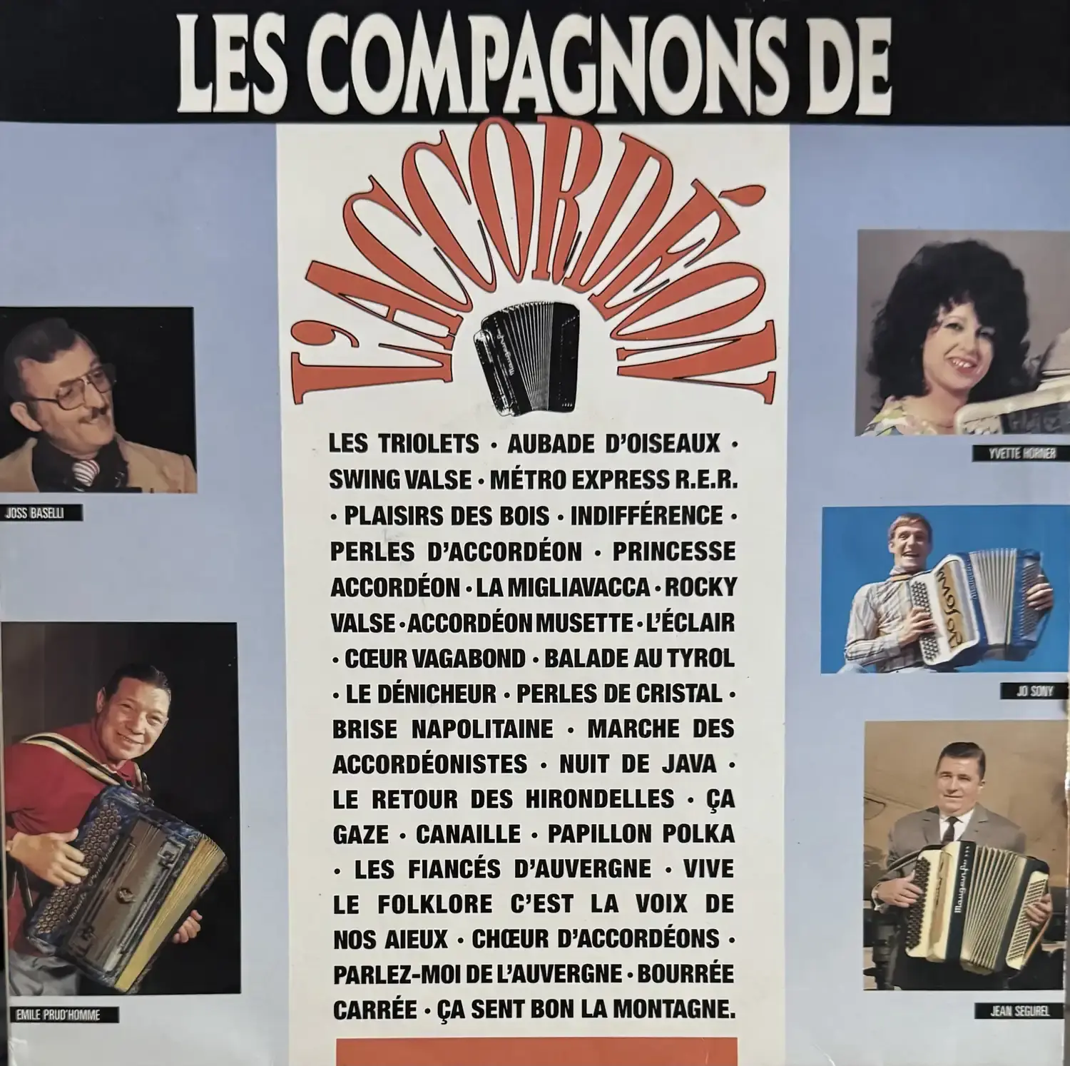Disque vinyle de Compilation - Les Compagnons De L’accordéon en vente sur Vinyles & Vintage