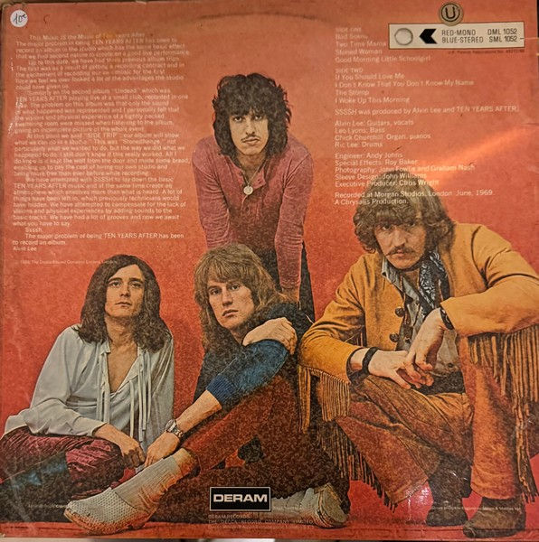 Miniature : Disque vinyle de Ten Years After ‎– Ssssh. en vente sur www.vinylesandvintage.com
