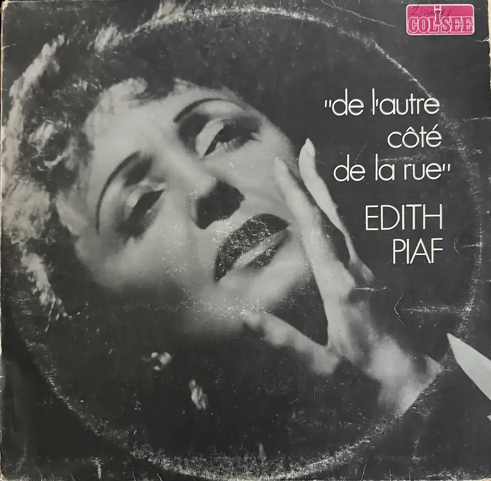 Disque vinyle de Edith Piaf - De L'autre Côté De La Rue | Vinyles & Vintage