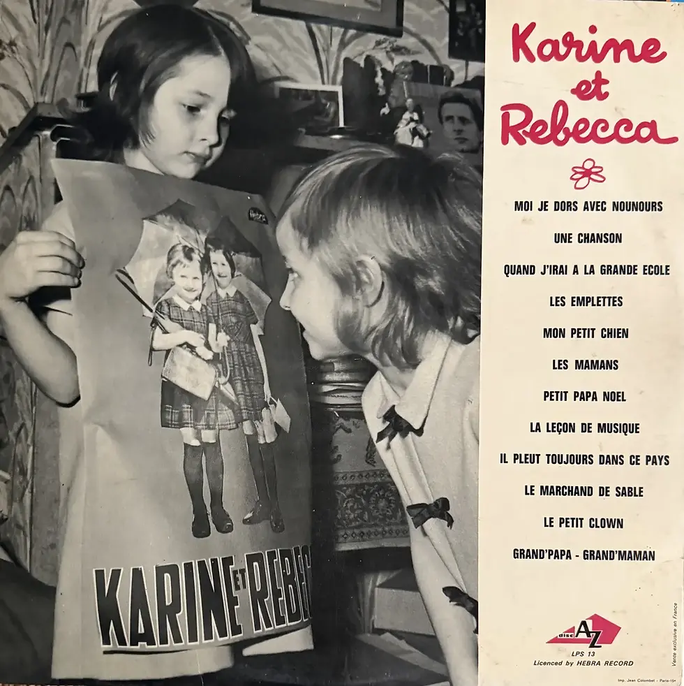 Disque vinyle de Karine Et Rebecca - Moi Je Dors Avec Nounours | Vinyles & Vintage