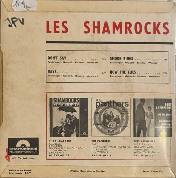 Disque vinyle de The Shamrocks ‎– Don't Say en vente sur www.vinylesandvintage.com