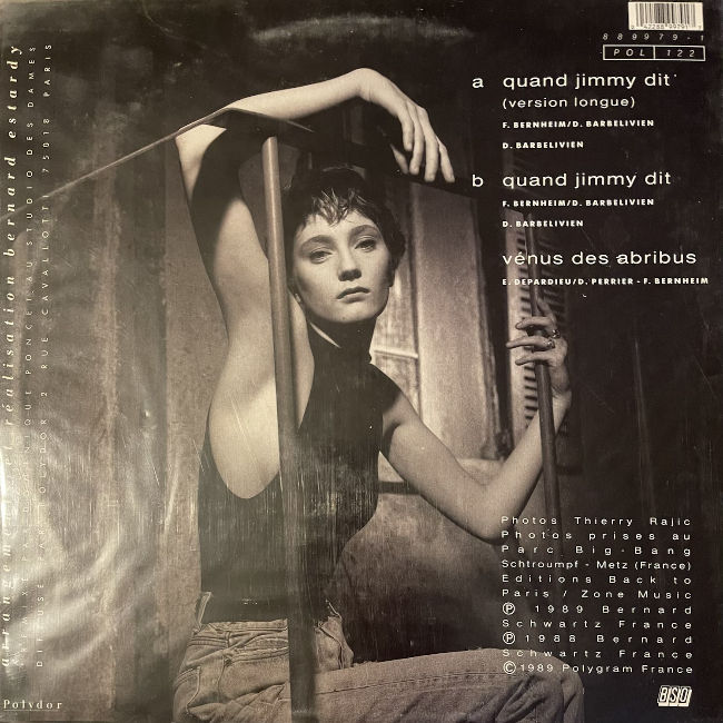 Miniature : Disque vinyle Maxi 45 de Patricia Kaas ‎– Quand Jimmy Dit en vente sur www.vinylesandvintage.com