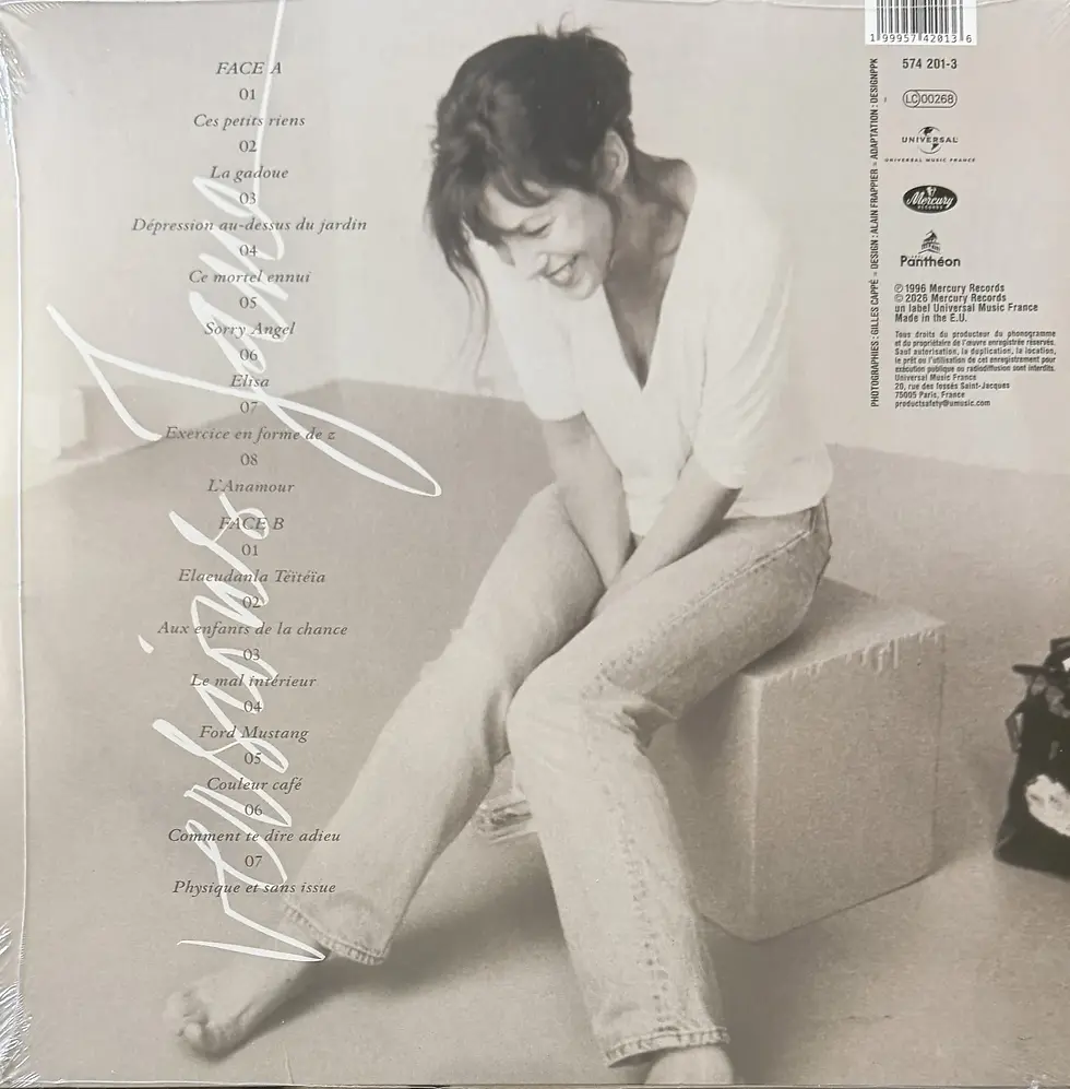 Disque vinyle de Jane Birkin - Versions Jane | Vinyles & Vintage