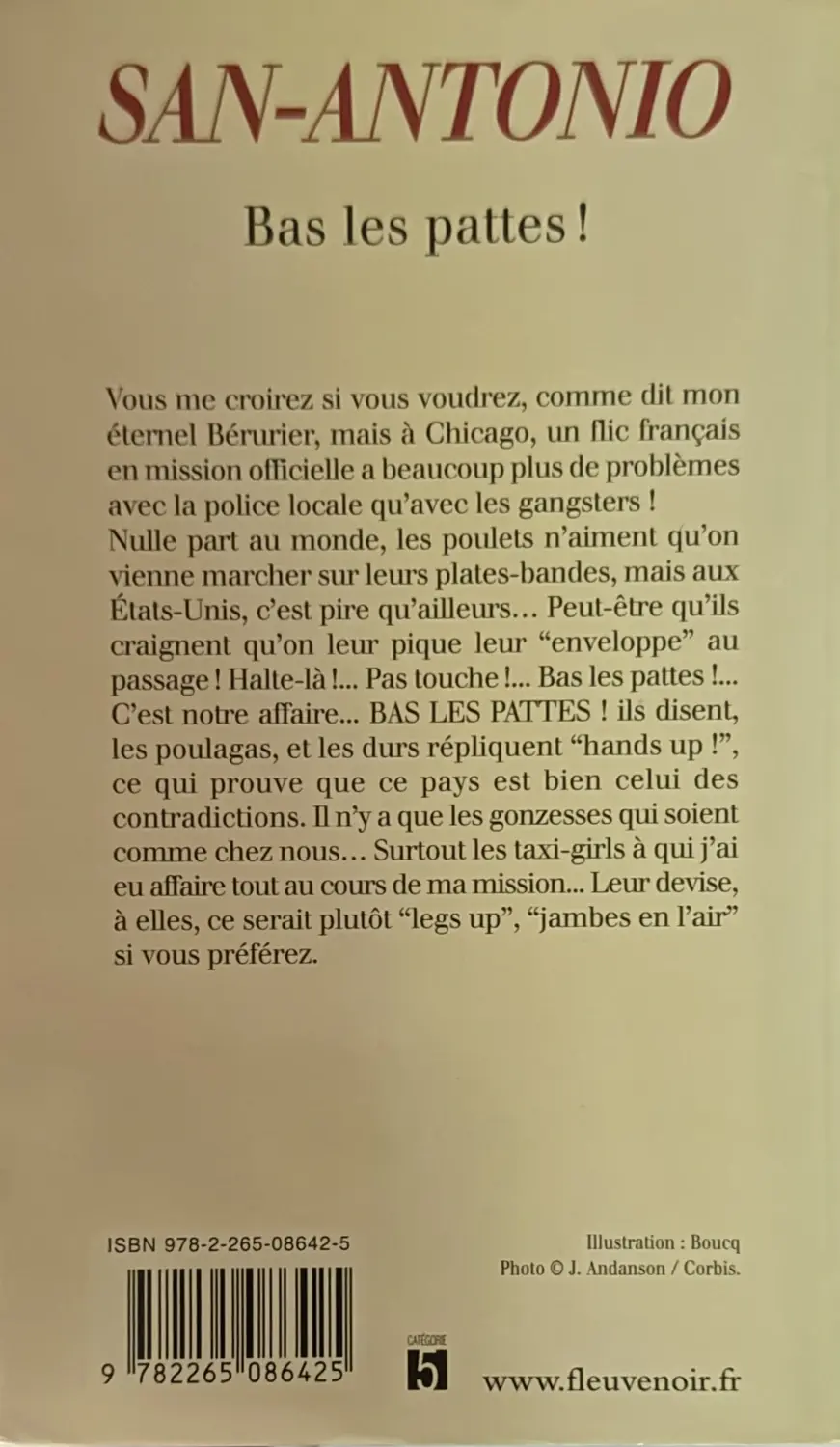 Livre de San-Antonio - Bas les pattes ! | Vinyles & Vintage
