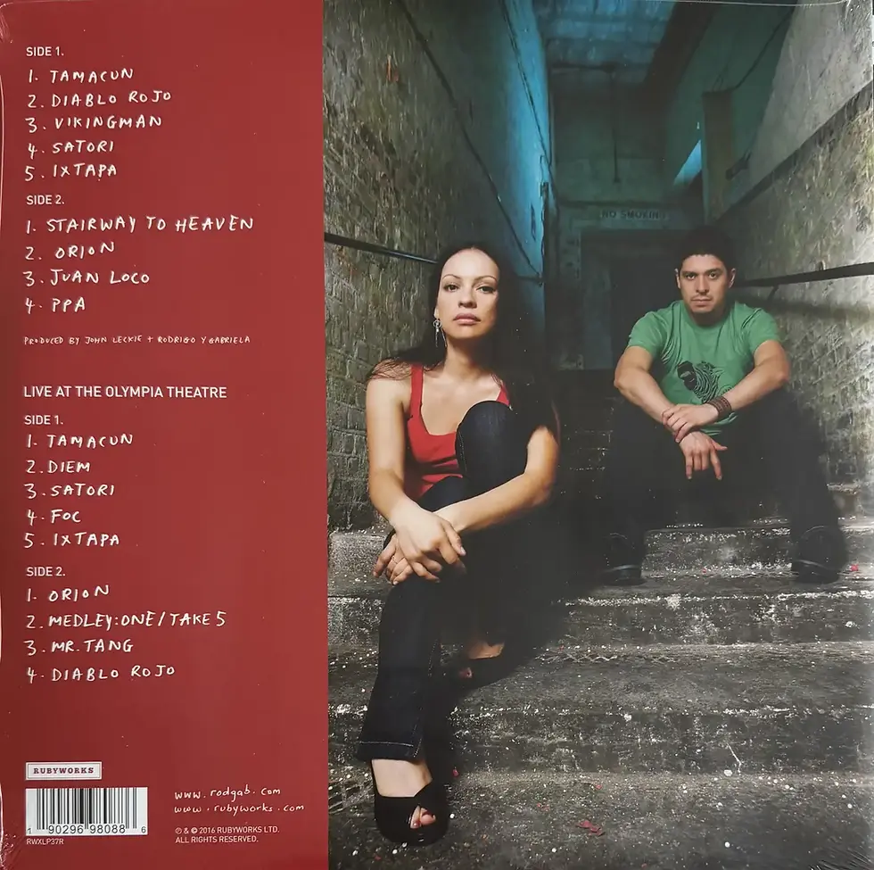 Disque vinyle de Rodrigo Y Gabriela - Rodrigo Y Gabriela | Vinyles & Vintage