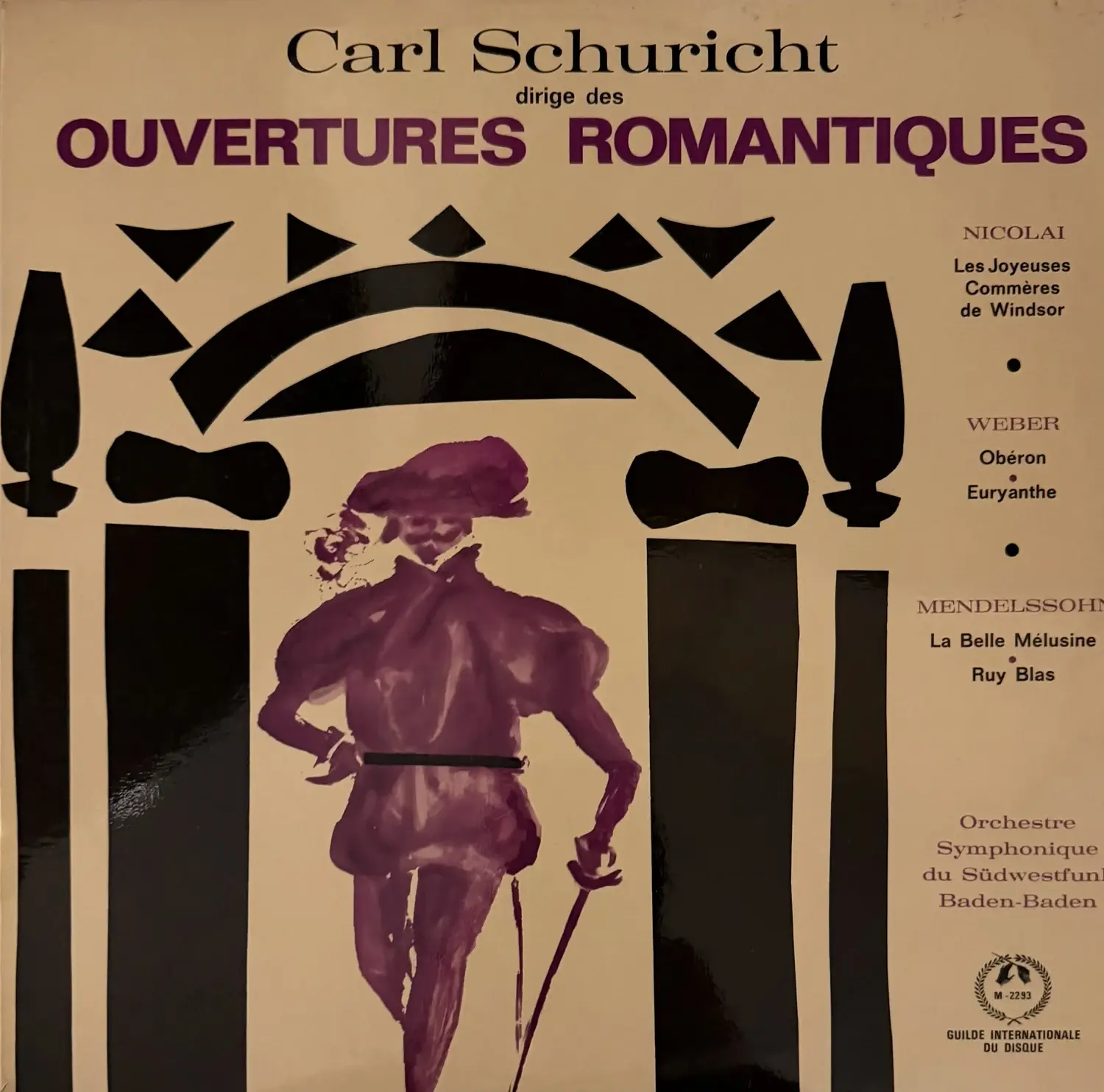Disque vinyle de Carl Schuricht, Mendelssohn - Ouvertures Romantiques | Vinyles & Vintage