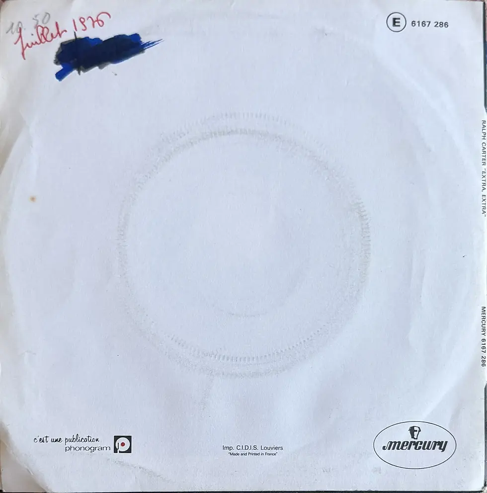 Disque vinyle de Ralph Carter - Extra, Extra | Vinyles & Vintage