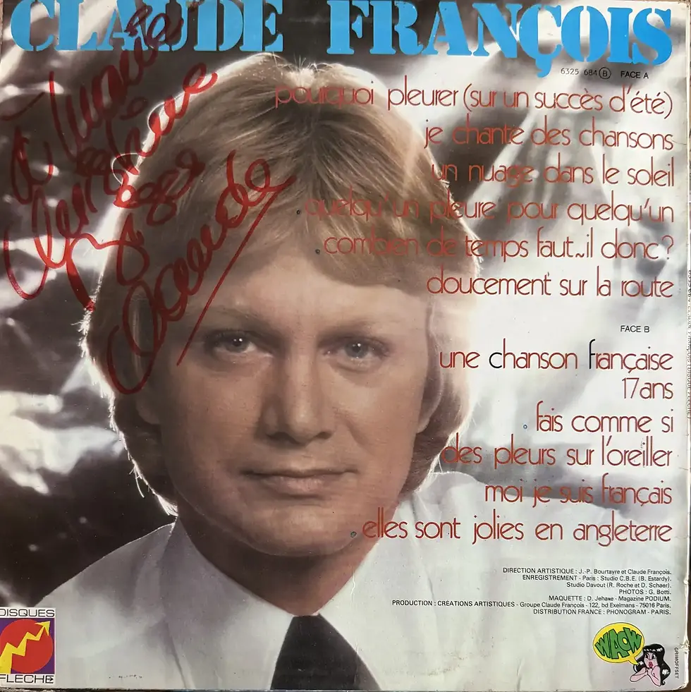 Miniature : Disque vinyle de Claude François - Pourquoi Pleurer (Sur Un Succès D'été) | Vinyles & Vintage