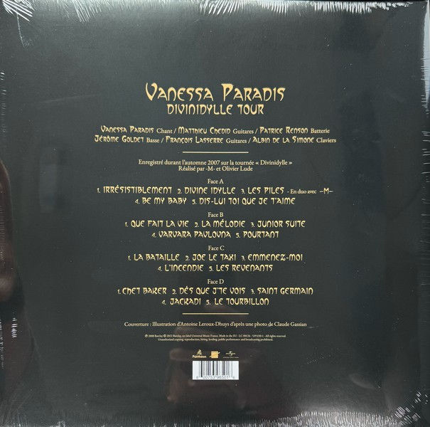 Miniature : Disque vinyle de Vanessa Paradis – Divinidylle Tour en vente sur www.vinylesandvintage.com