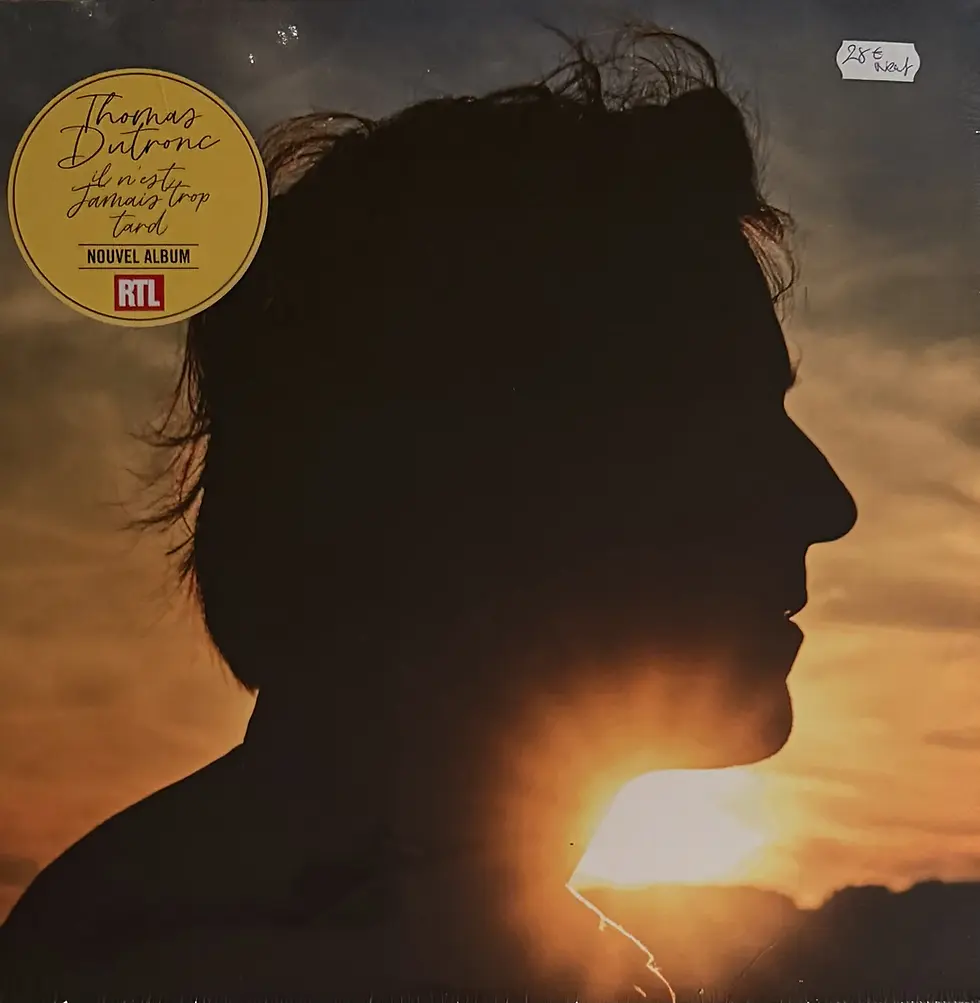 Disque vinyle de Thomas Dutronc - Il n'est jamais trop tard | Vinyles & Vintage