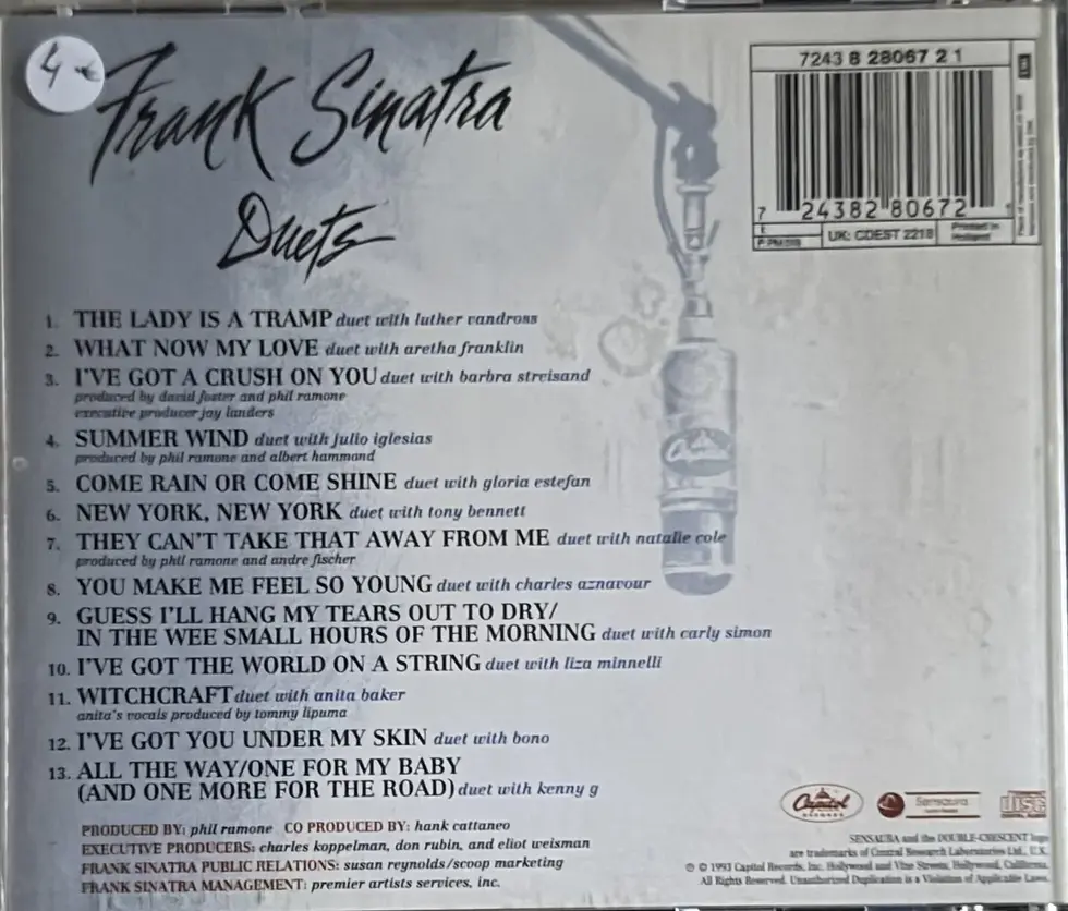 CD Audio de Frank Sinatra - Duets | Vinyles & Vintage