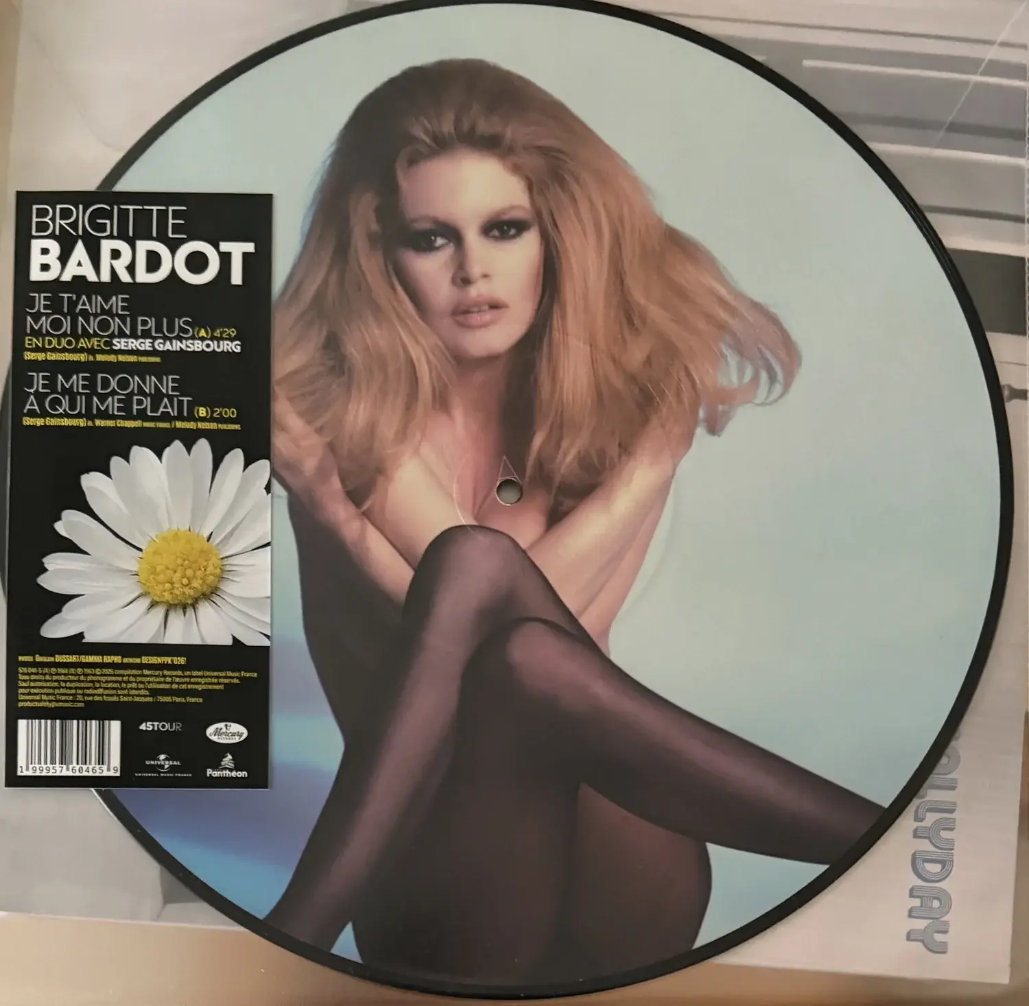 Disque vinyle de Brigitte Bardot - Je t'aime… Moi Non Plus | Vinyles & Vintage