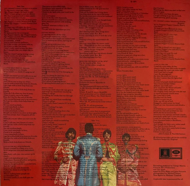 Disque vinyle de The Beatles - Sgt. Pepper's Lonely Hearts Club Band en vente sur Vinyles And Vintage