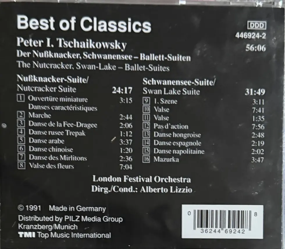 CD Audio de Peter I. Tschaikowsky - Der Nußknacker, Schwanensee - Ballett-Suiten | Vinyles & Vintage