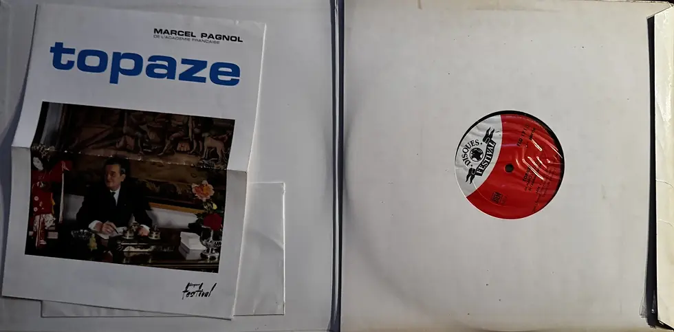 Miniature : Disque vinyle de Marcel Pagnol - Topaze | Vinyles & Vintage