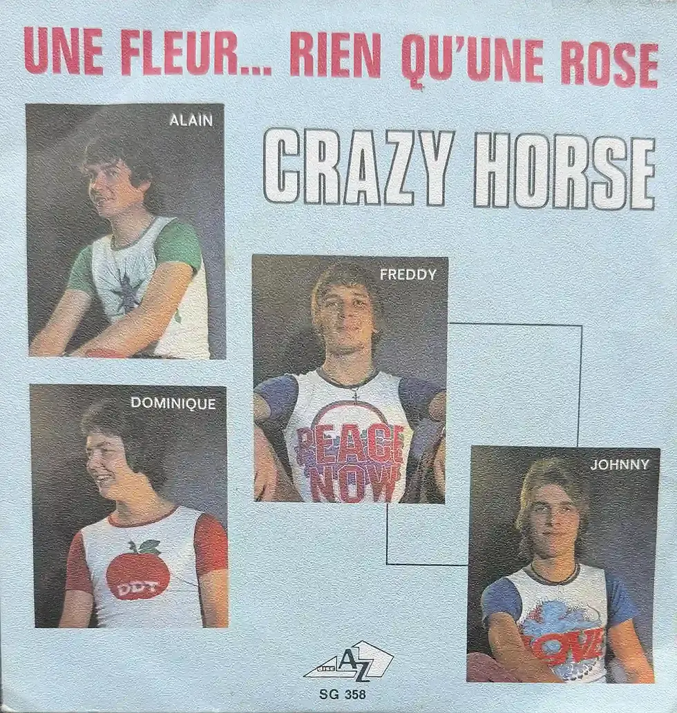 Disque vinyle de Crazy Horse - Une Fleur... Rien Qu'Une Rose | Vinyles & Vintage