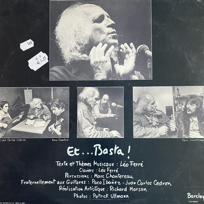 Miniature : Disque vinyle de Léo Ferré - Et…Basta ! en vente sur www.vinylesandvintage.com