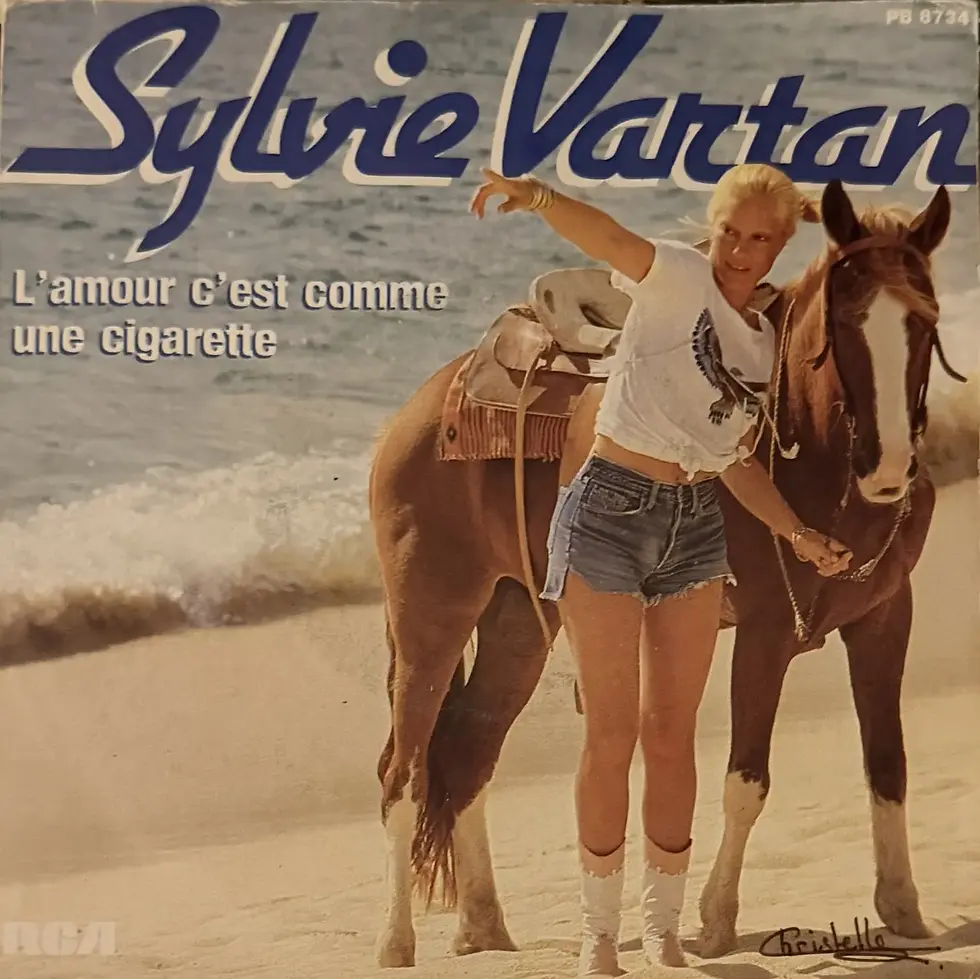 Disque vinyle de Sylvie Vartan - L'amour C'est Comme Une Cigarette | Vinyles & Vintage