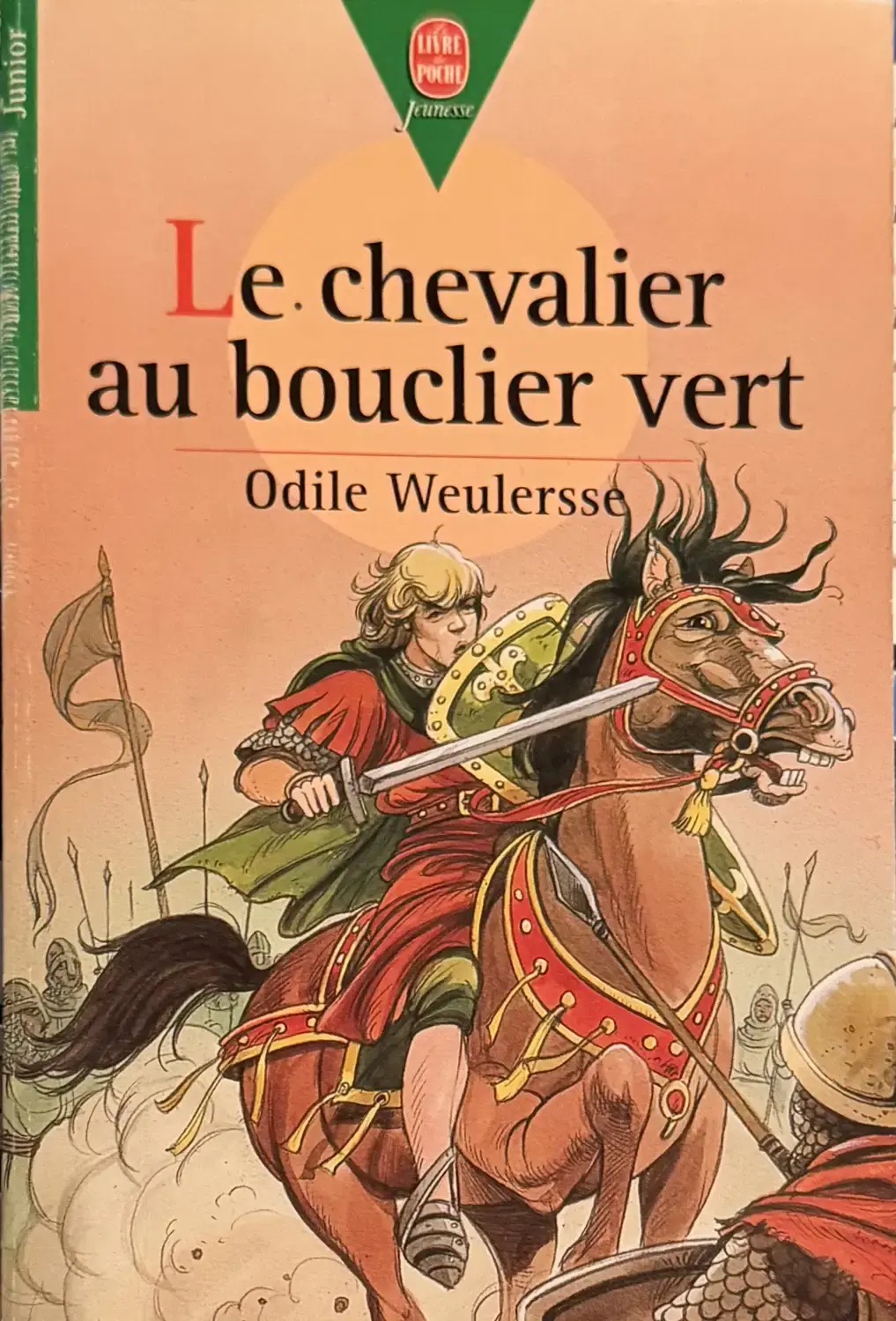 Livre de Odile Weulersse - Le chevalier au bouclier vert | Vinyles & Vintage