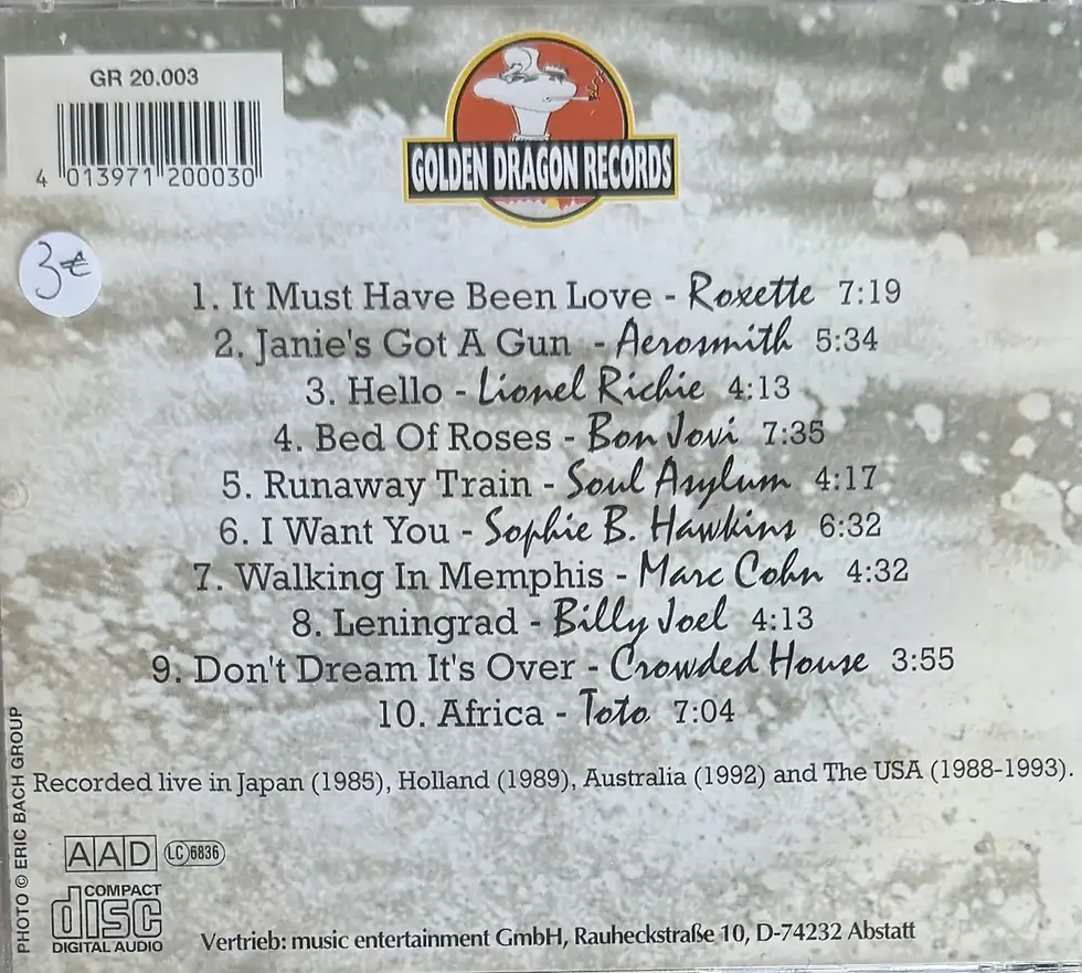 Miniature : CD Audio de Goldie Präsentiert - Die Schönsten Rockballaden Live | Vinyles & Vintage