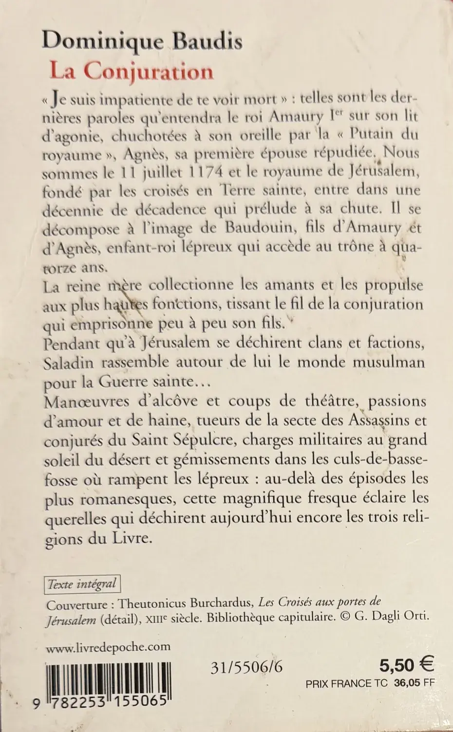 Livre de Dominique Baudis - La conjuration | Vinyles & Vintage
