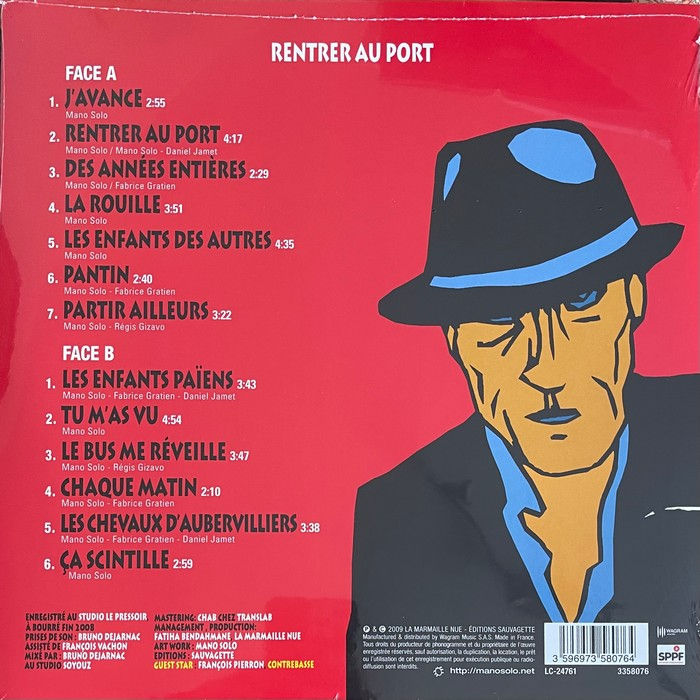 Miniature : Disque vinyle de Mano Solo - Rentrer au port en vente sur www.vinylesandvintage.com