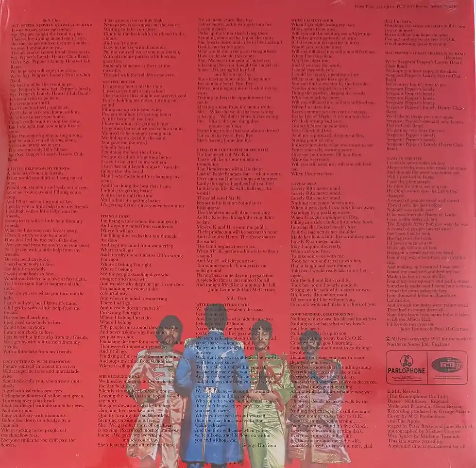 Disque vinyle de The Beatles - Sgt. Pepper's Lonely Hearts Club Band | Vinyles & Vintage