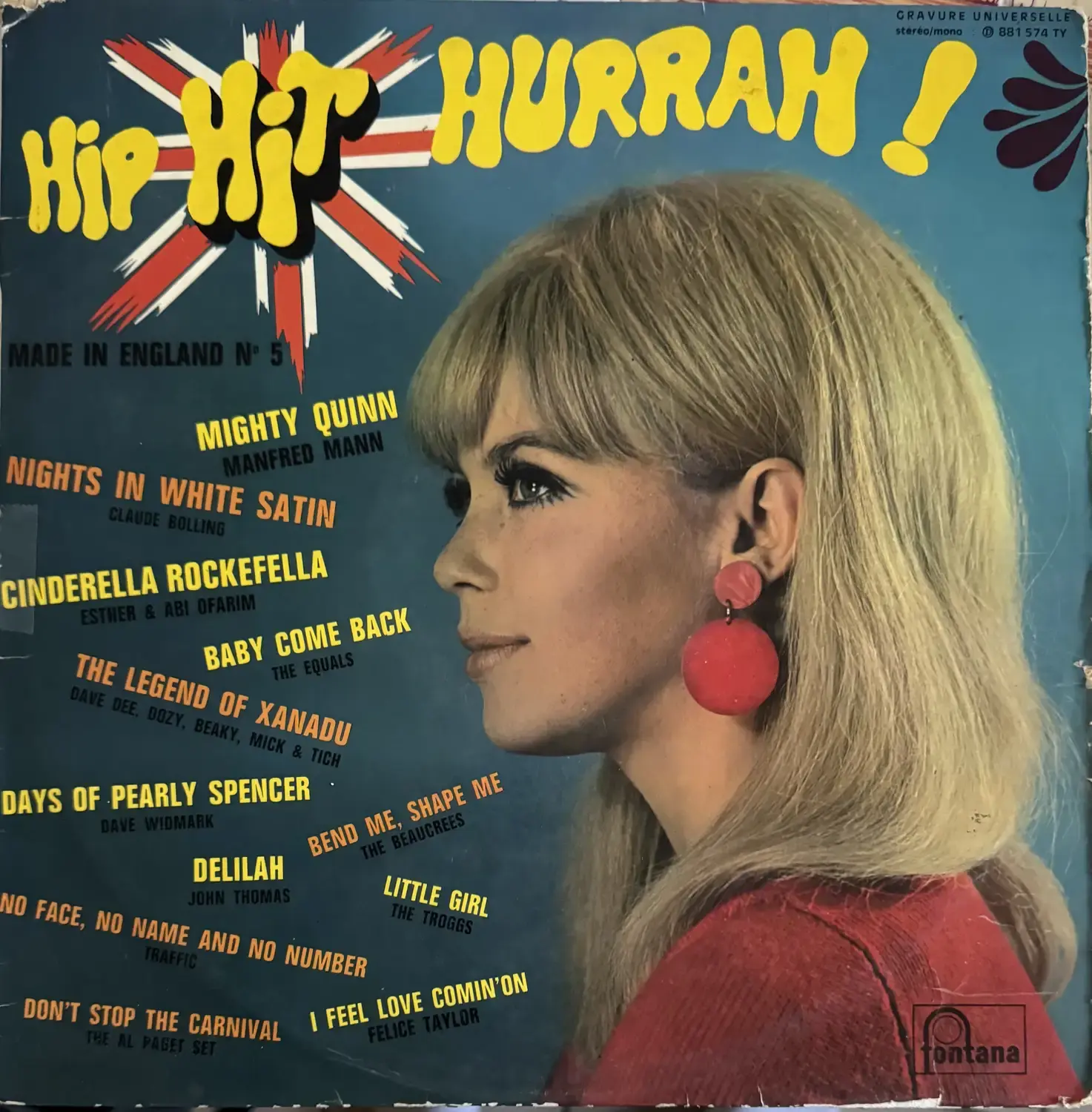 Disque vinyle de Made In England - No.5, Hip Hit Hurrah! en vente sur Vinyles & Vintage