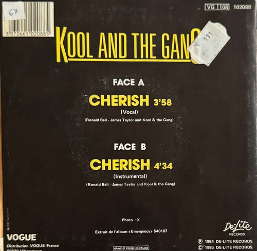 Kool & The Gang - Cherish | Vinyles & Vintage