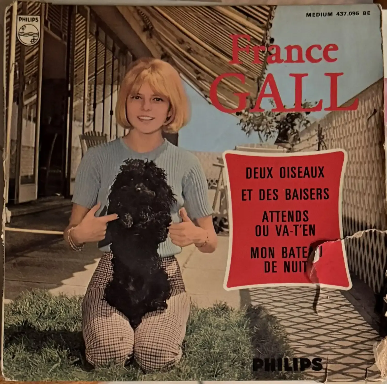 Disque vinyle de France Gall - Attends Ou Va-t'en | Vinyles & Vintage
