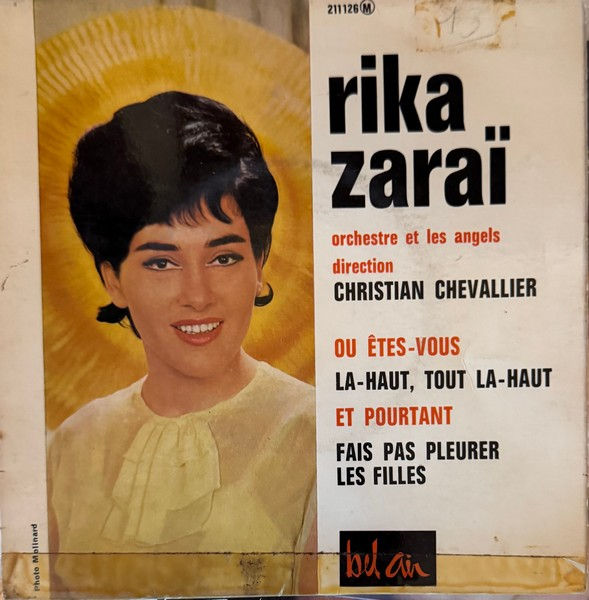Disque vinyle de Rika Zaraï - Où Etes-Vous ? en vente sur Vinyles & Vintage