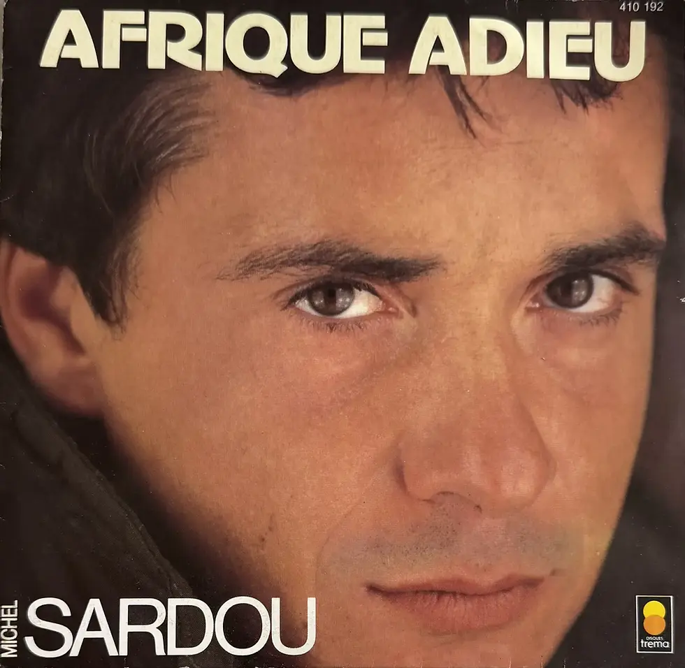 Disque vinyle de Michel Sardou - Afrique Adieu | Vinyles & Vintage