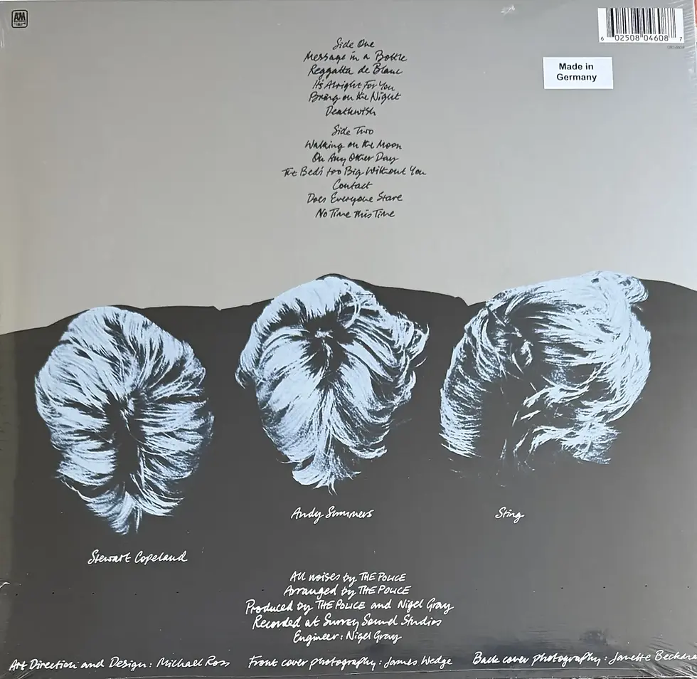 Disque vinyle de The Police - Reggatta De Blanc | Vinyles & Vintage