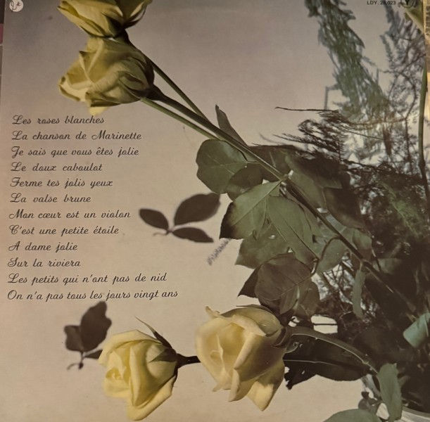 Miniature : Disque vinyle de Jack Lantier - Les Roses Blanches en vente sur www.vinylesandvintage.com