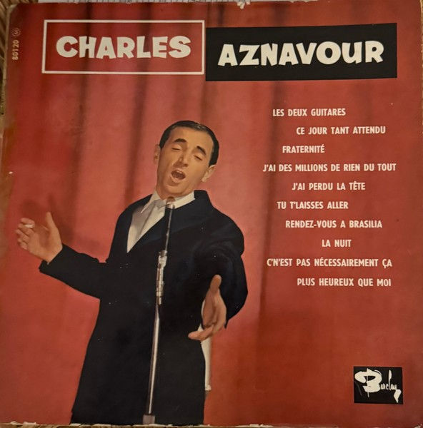 Disque Vinyle de Charles Aznavour - Les Deux Guitares en vente sur Vinyles & Vintage
