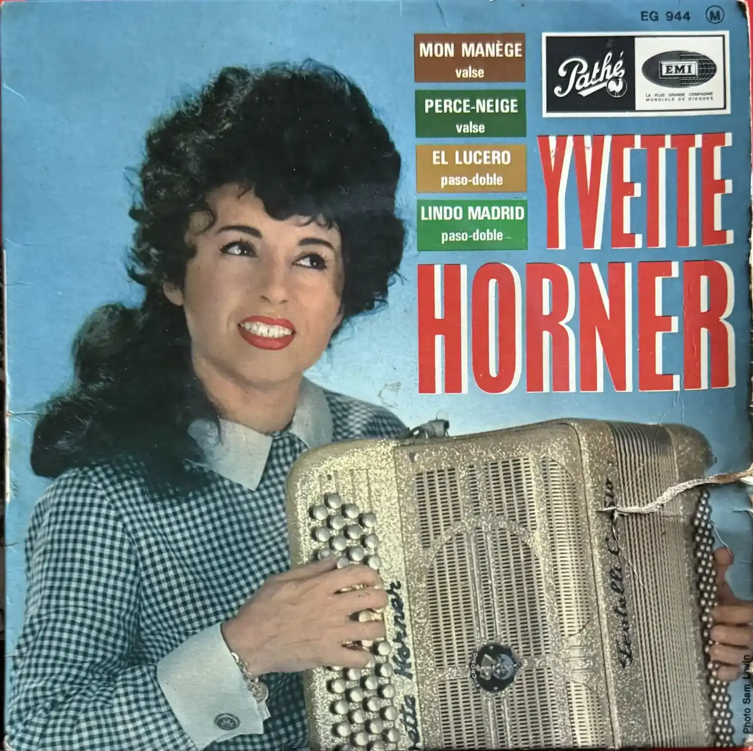 Disque vinyle de Yvette Horner Et Son Ensemble Musette - Mon Manège | Vinyles & Vintage