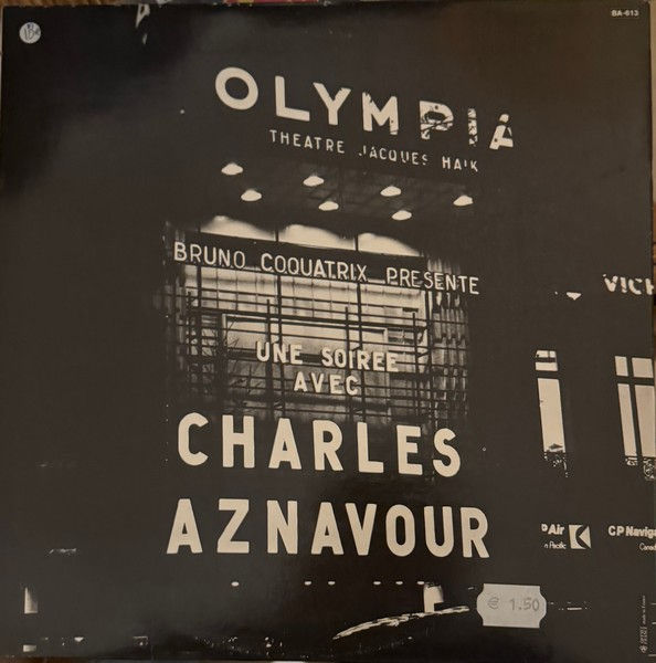 Disque vinyle de Charles Aznavour - Aznavour chez lui, à Paris en vente sur Vinyles And Vintage
