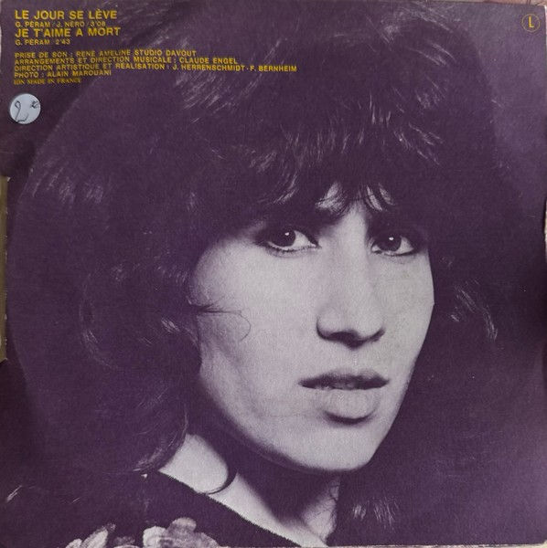 Disque vinyle de Esther Galil – Le Jour Se Lève / Je T'aime A Mort en vente sur www.vinylesandvintage.com