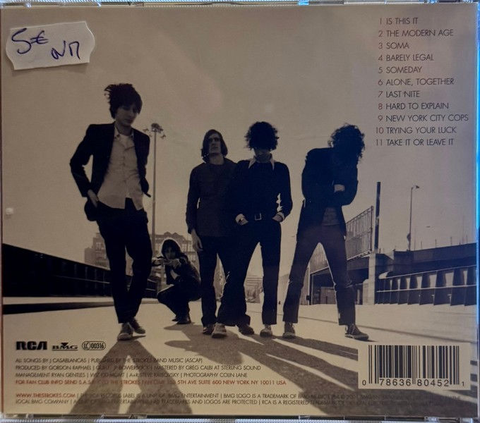 Miniature : CD de The Strokes ‎– Is This It en vente sur www.vinylesandvintage.com