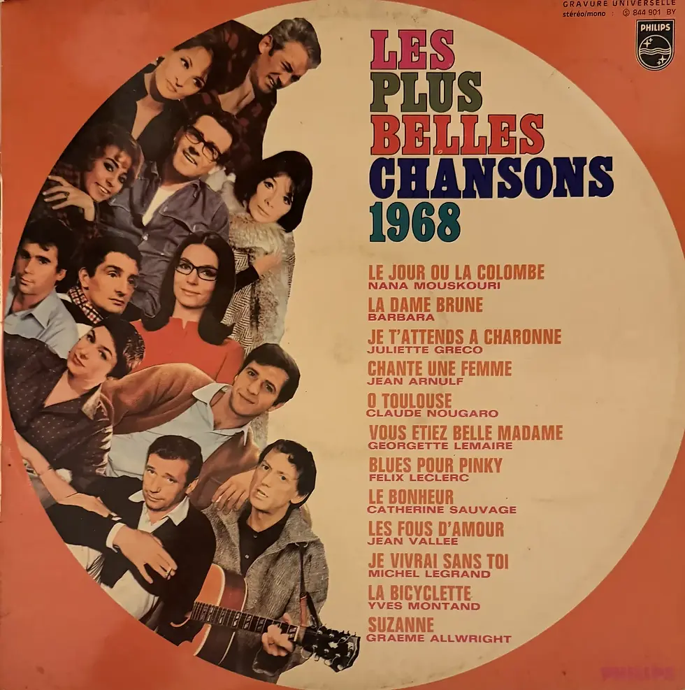 Disque vinyle de Compilation - Les Plus Belles Chansons 1968 | Vinyles & Vintage