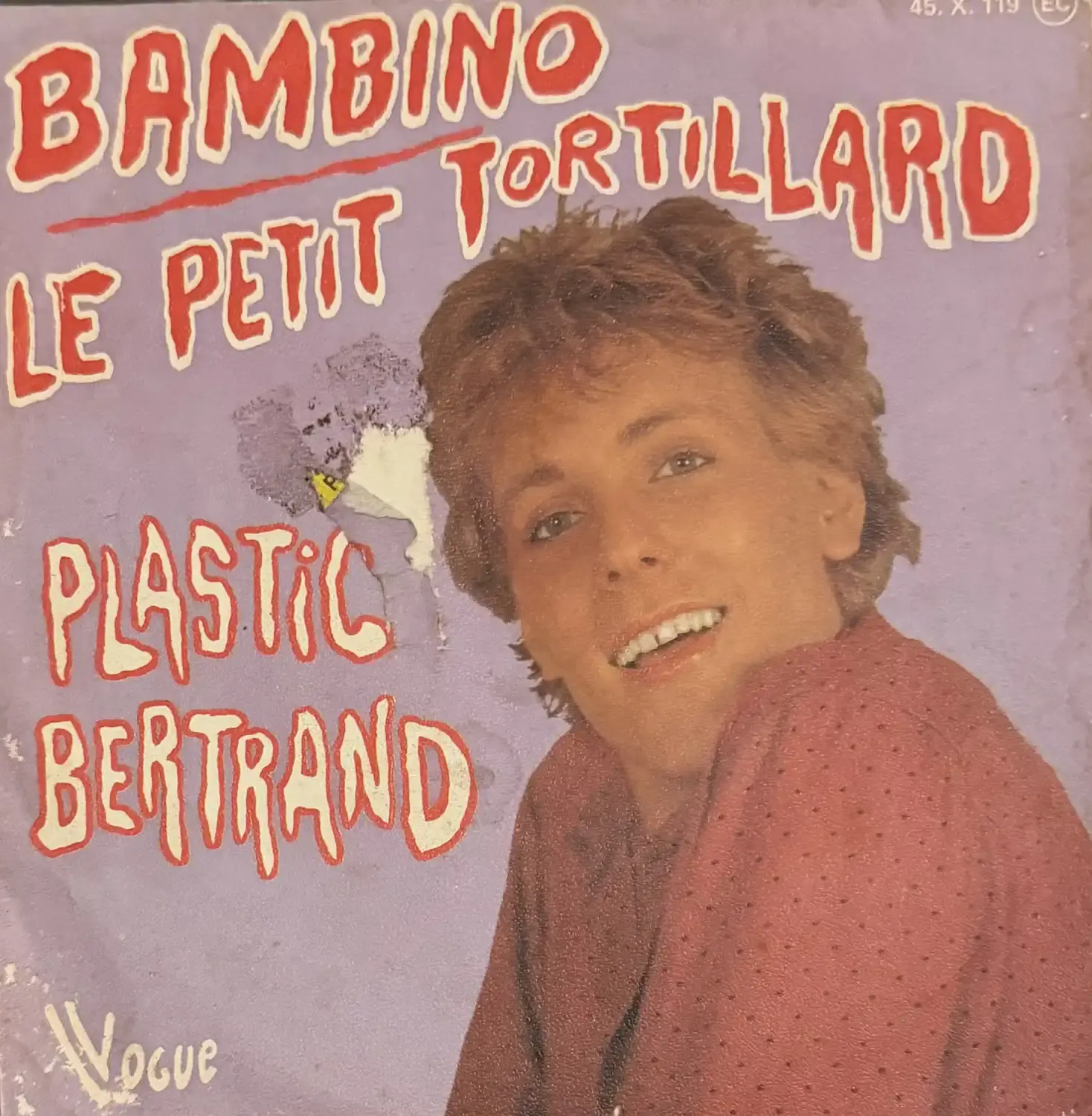 Disque vinyle de Plastic Bertrand - Bambino / Le Petit Tortillard | Vinyles & Vintage