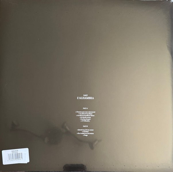 Disque vinyle de Saez - L'Alhambra en vente sur www.vinylesandvintage.com