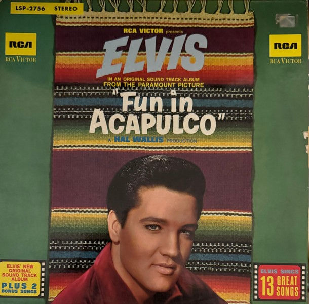 Disque vinyle de Elvis Presley ‎– Fun In Acapulco en vente sur Vinyles & Vintage