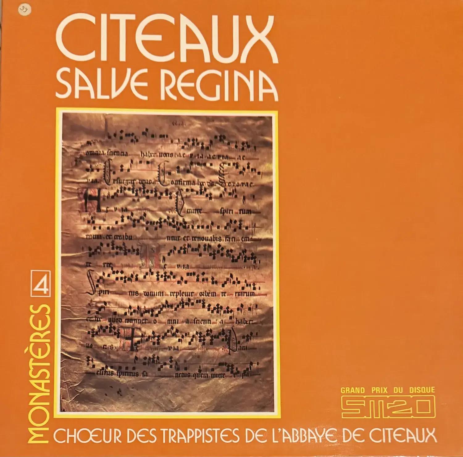 Disque vinyle de Chœur Des Moines Trappistes De L'Abbaye De Citeaux - Citeaux Salve Regina | Vinyles & Vintage