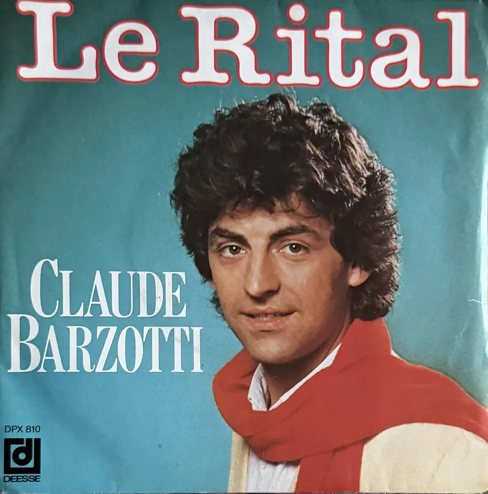 Disque vinyle de Claude Barzotti - Le Rital | Vinyles & Vintage