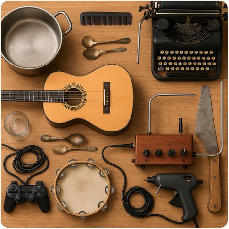 Quand la créativité fait sonner l’insolite : ces objets devenus instruments de musique 🎵🔧